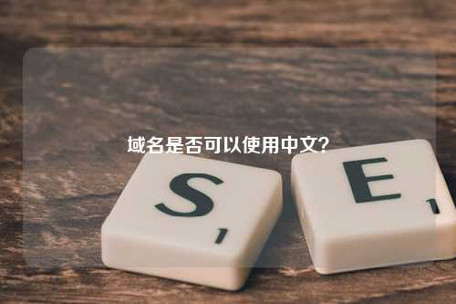 域名是否可以使用中文？