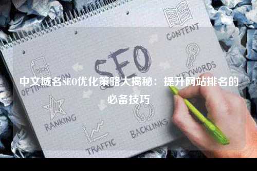 中文域名SEO优化策略大揭秘：提升网站排名的必备技巧