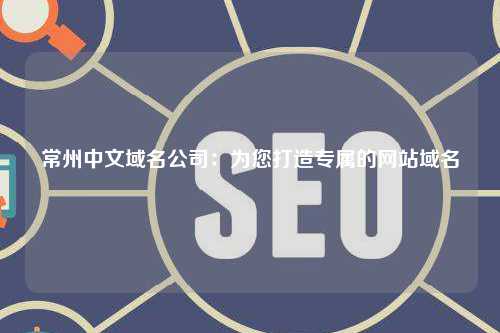常州中文域名公司：为您打造专属的网站域名